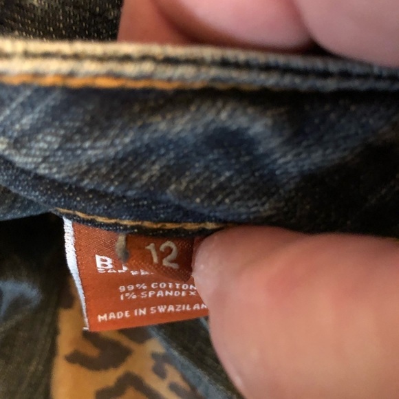 Bitten by Sarah Jessica Parker size 12 moto jeans with stretch zip at ankle - Picture 13 of 13